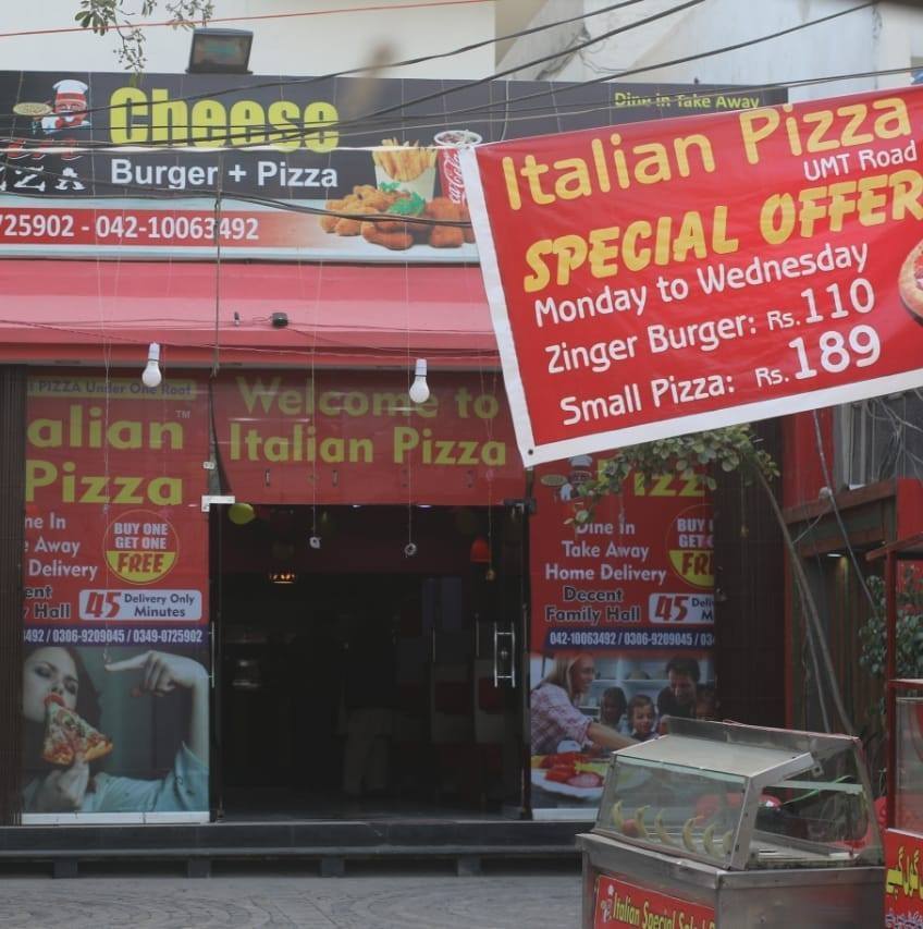 Italian Pizza Lahore Menu Find Pizza Menu Pizza Deals and Prices