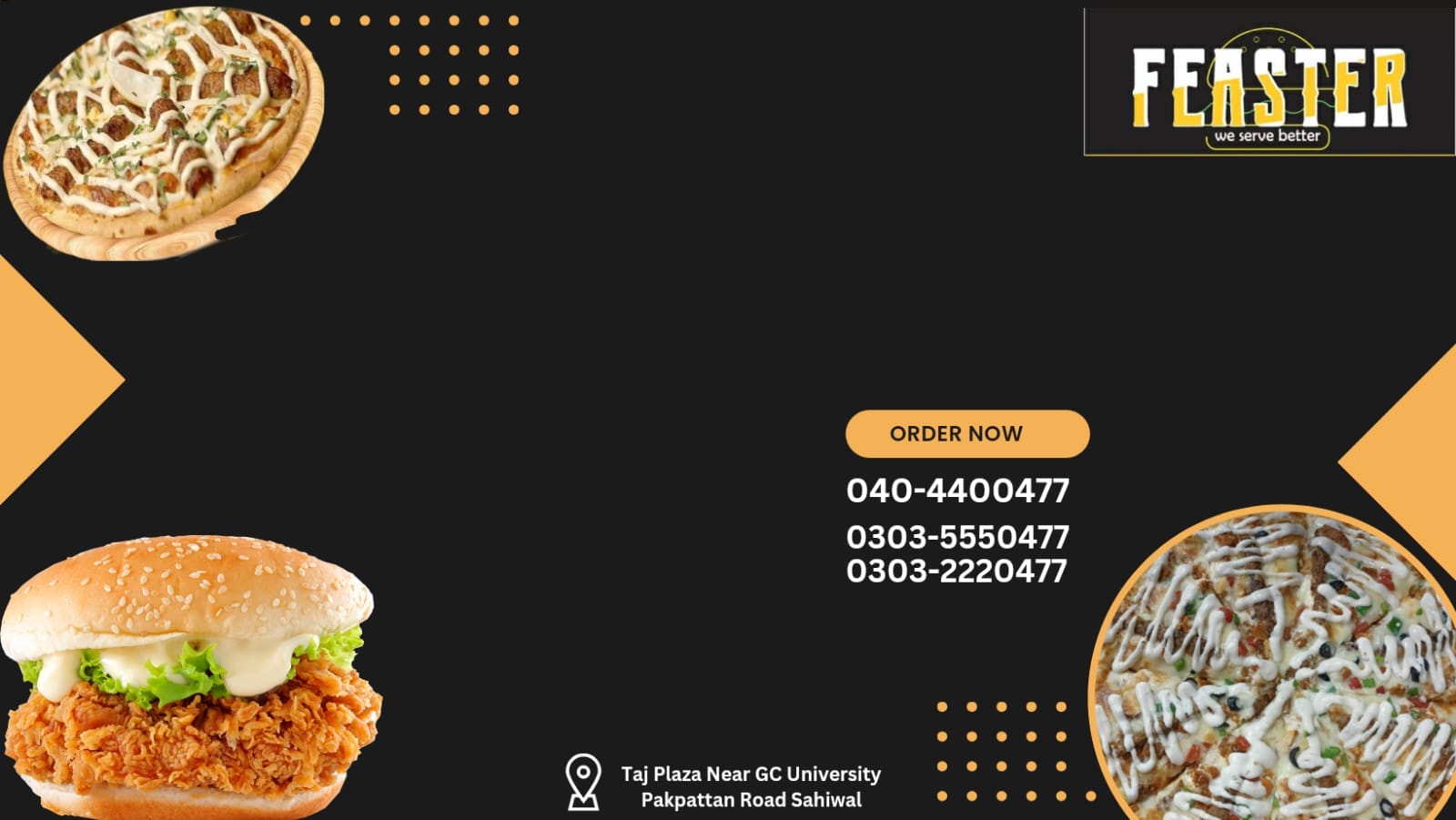 Feaster Pizza Menu Find Pizza Menu Pizza Deals and Prices around